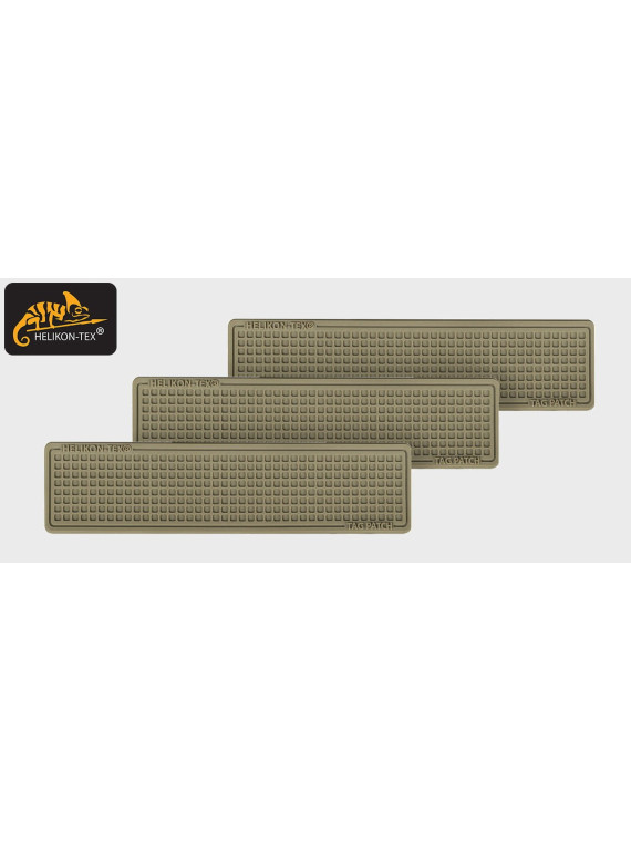 HELIKON-TEX ZESTAW NASZYWEK TAG PATCH 3SZT 100X25MM PVC COYOTE