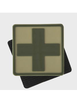 HELIKON-TEX EMBLEMAT KRZYŻ MEDYK VELCRO PVC KHAKI/BEŻOWY