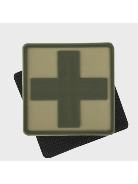 HELIKON-TEX EMBLEMAT KRZYŻ MEDYK VELCRO PVC KHAKI/BEŻOWY