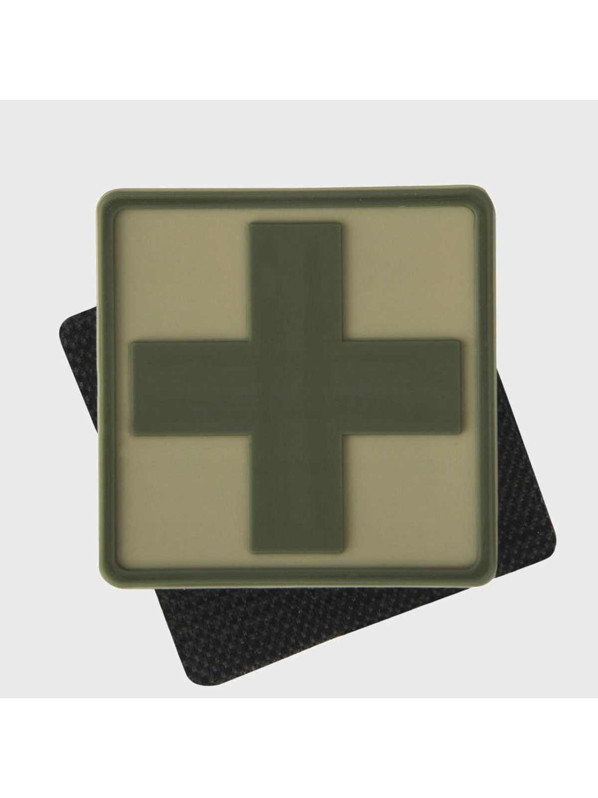 HELIKON-TEX EMBLEMAT KRZYŻ MEDYK VELCRO PVC KHAKI/BEŻOWY