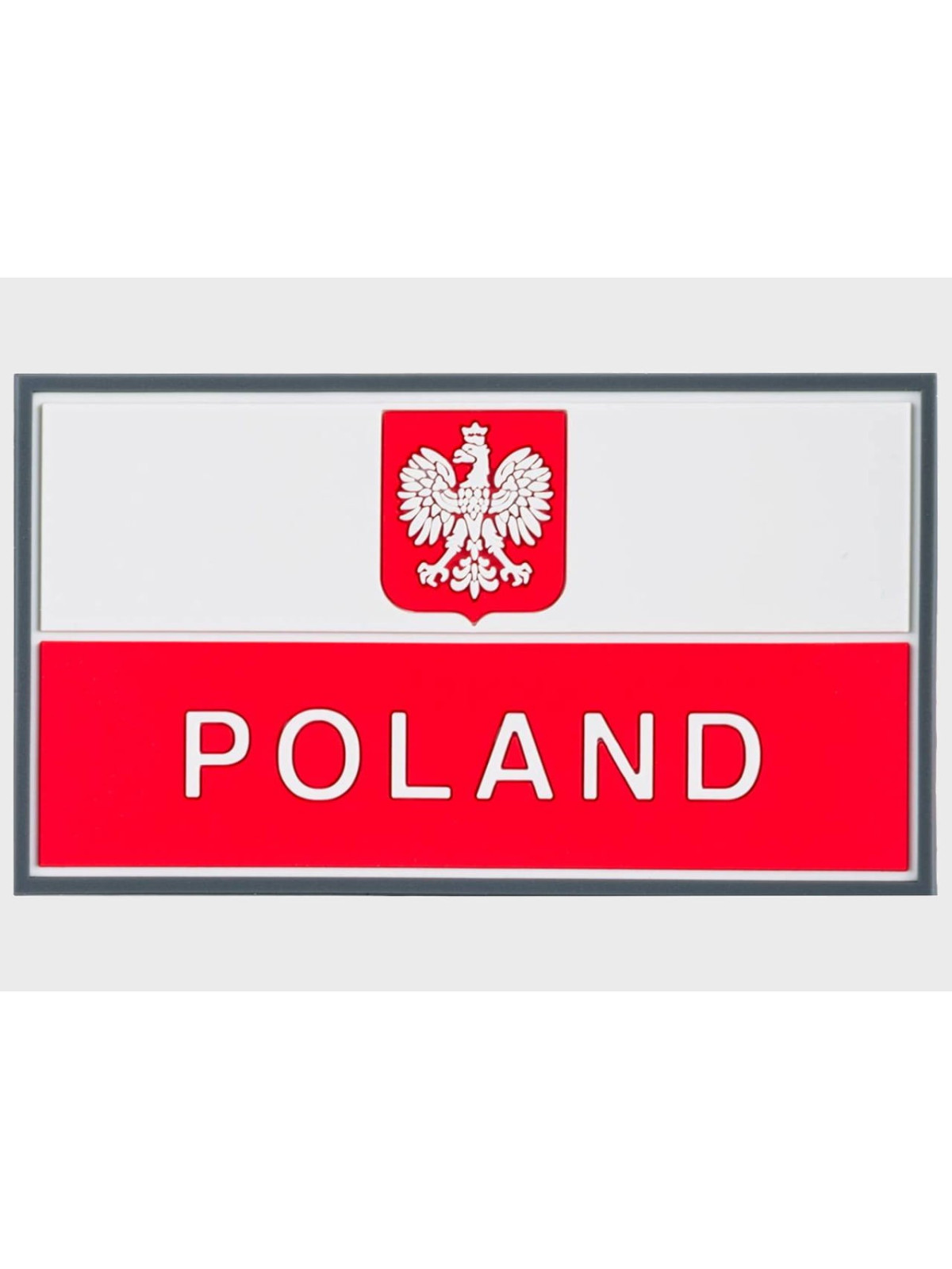 HELIKON-TEX EMBLEMAT FLAGA POLSKI Z GODŁEM VELCRO PVC 
