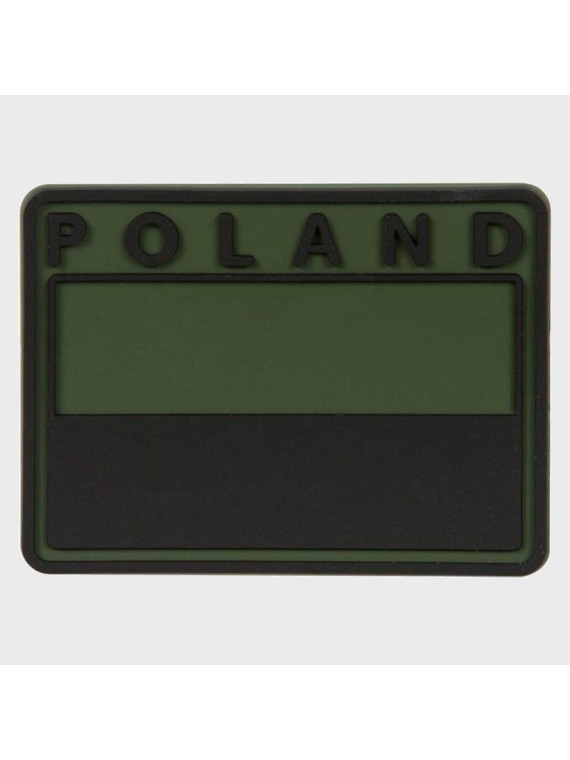 HELIKON-TEX EMBLEMAT FLAGA POLSKI GASZONA VELCRO PVC OLIWKOWA