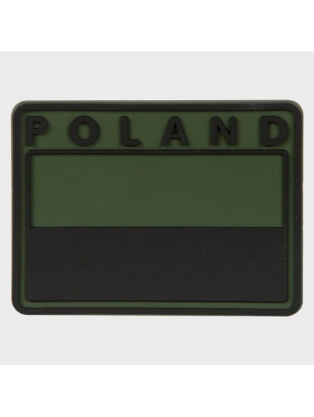 HELIKON-TEX EMBLEMAT FLAGA POLSKI GASZONA VELCRO PVC OLIWKOWA