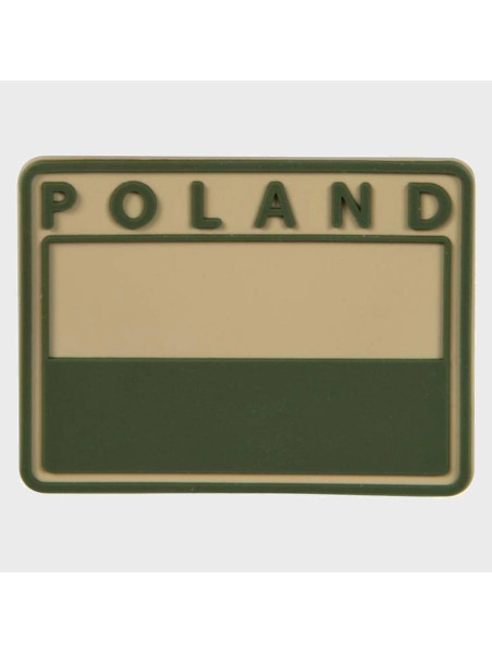HELIKON-TEX EMBLEMAT FLAGA POLSKI GASZONA VELCRO PVC BEŻOWY