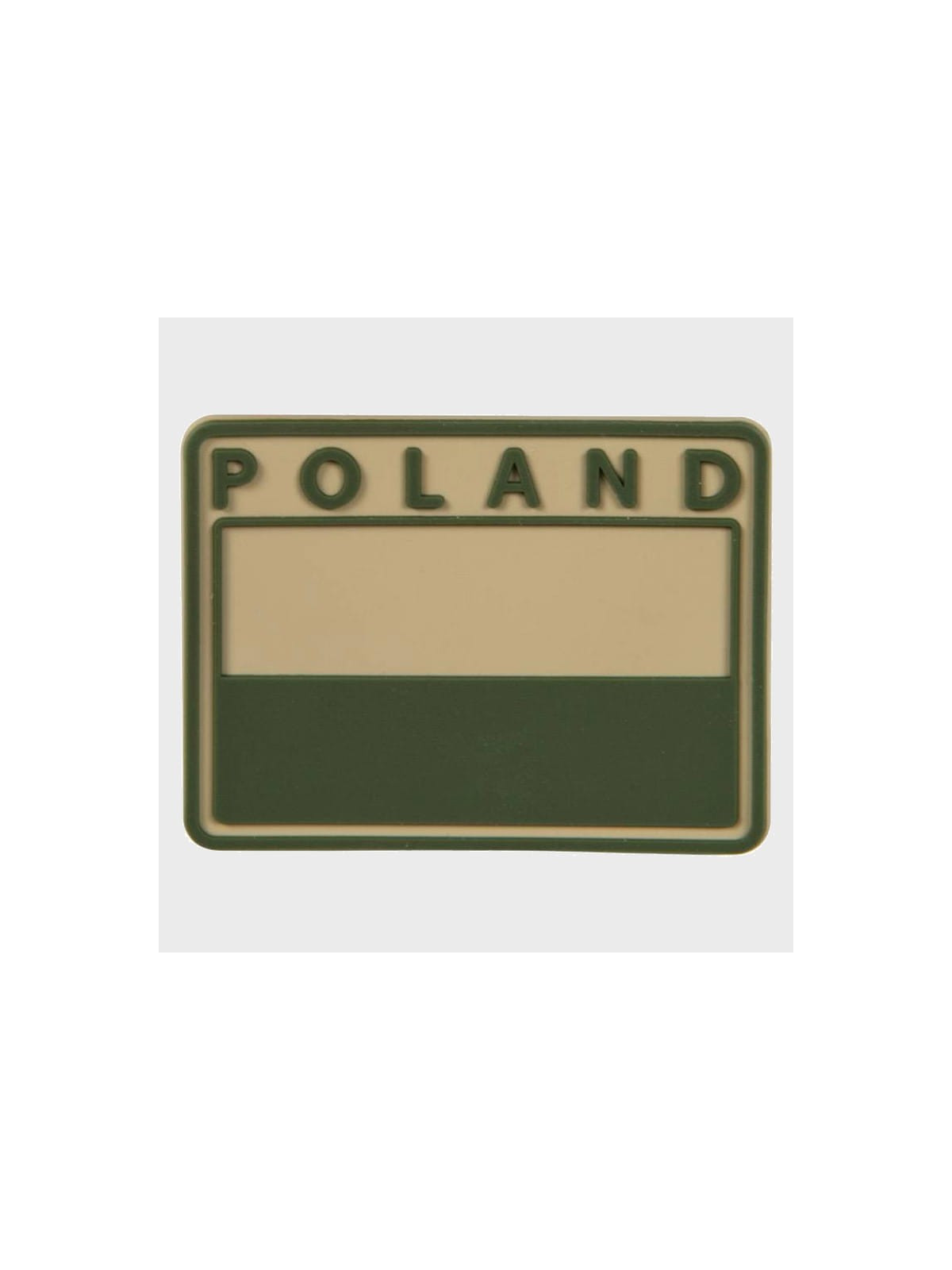 HELIKON-TEX EMBLEMAT FLAGA POLSKI GASZONA VELCRO PVC BEŻOWY