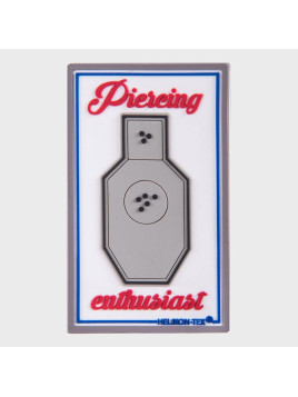 HELIKON-TEX NASZYWKA 3D PIERCING ENTHUSIAST PVC BIAŁY