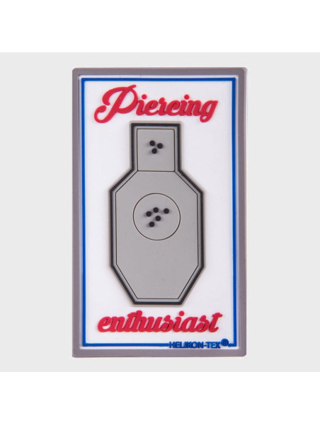 HELIKON-TEX NASZYWKA 3D PIERCING ENTHUSIAST PVC BIAŁY