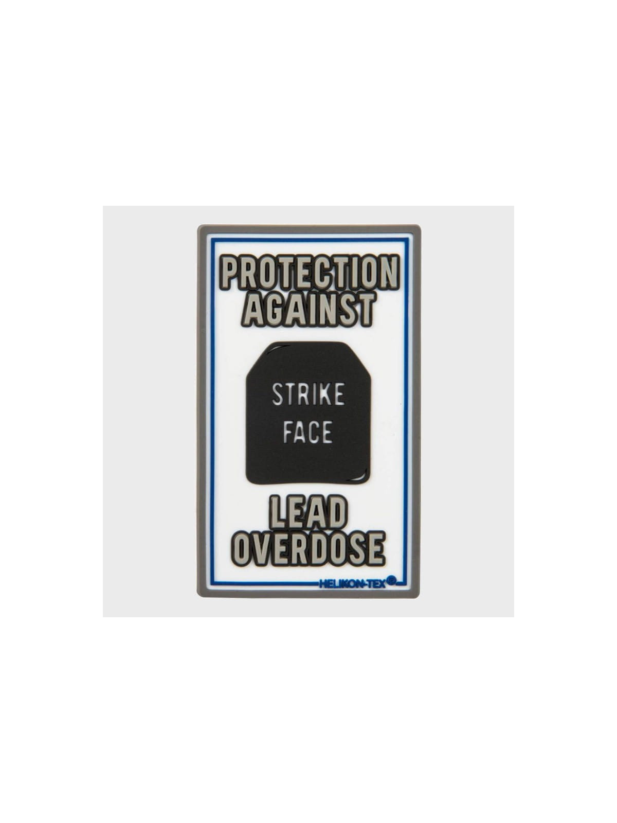 HELIKON-TEX NASZYWKA 3D LEAD OVERDOSE VELCRO PVC BIAŁY