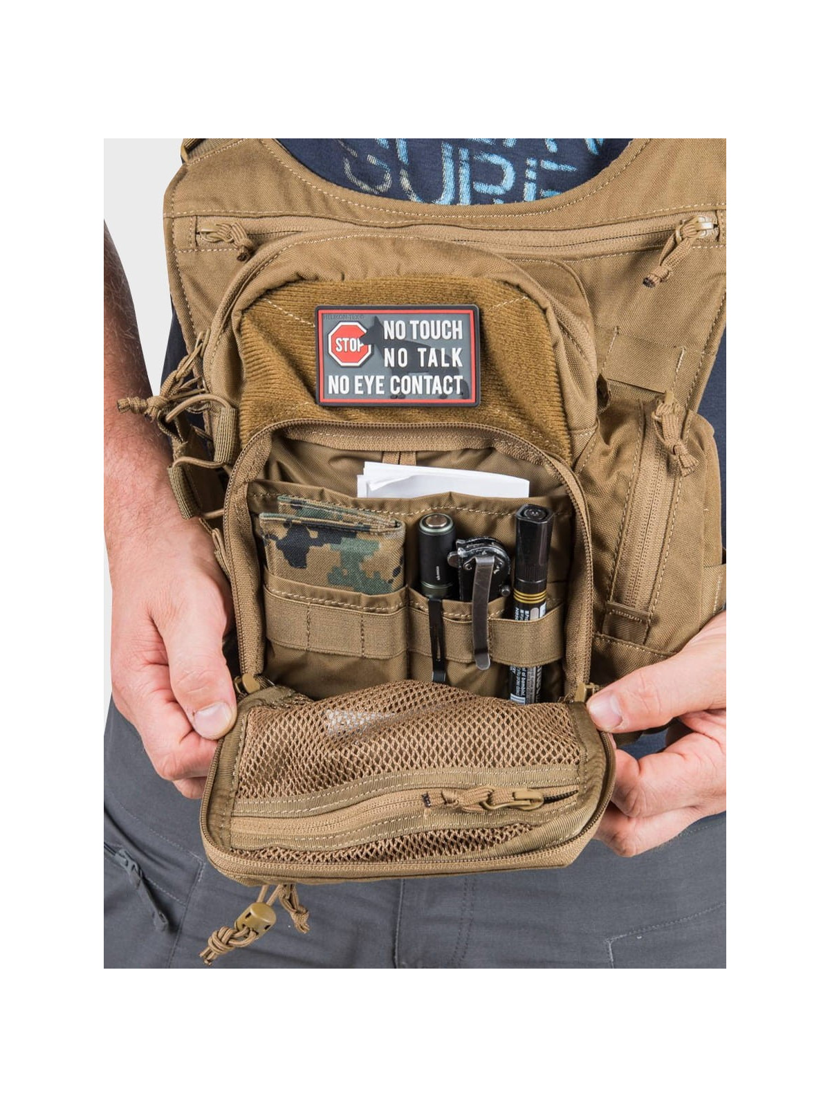 HELIKON-TEX TORBA NA RAMIĘ EDC SIDE BAG CORDURA MULTICAM BLACK
