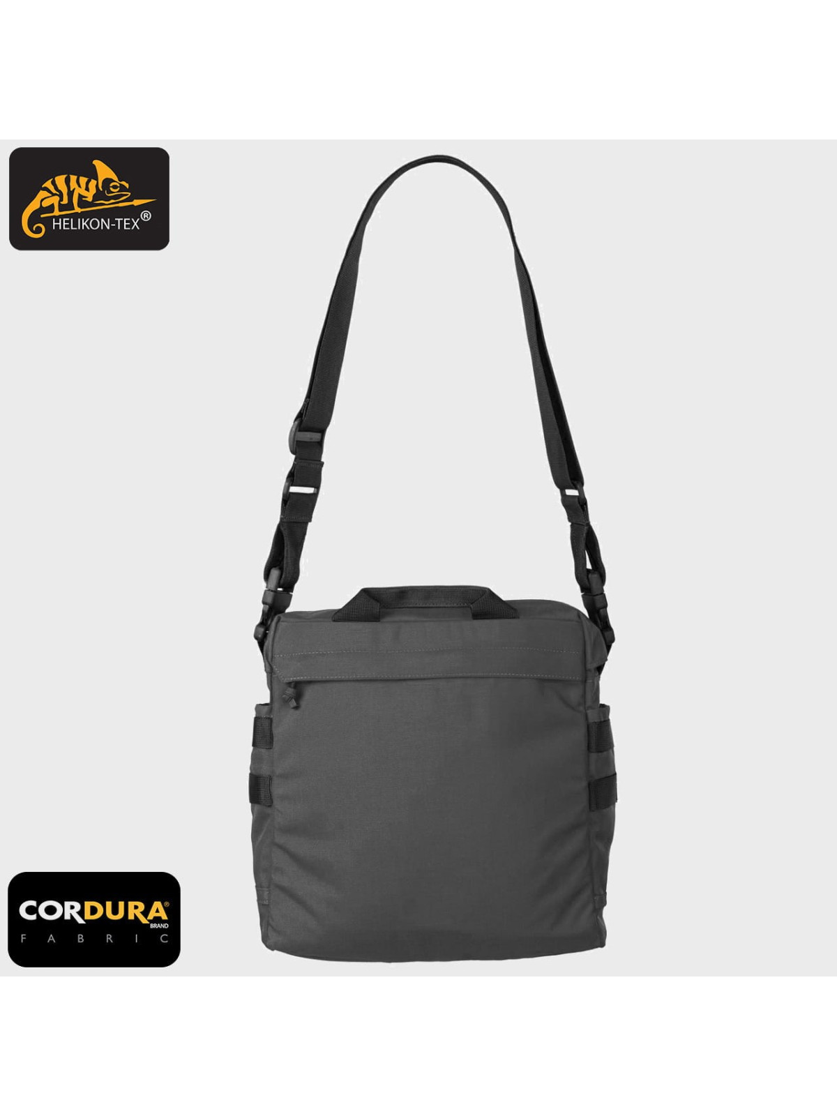 HELIKON-TEX TORBA NA RAMIĘ BUSHCRAFT HEVERS CORDURA SHADOW GREY-CZARNA