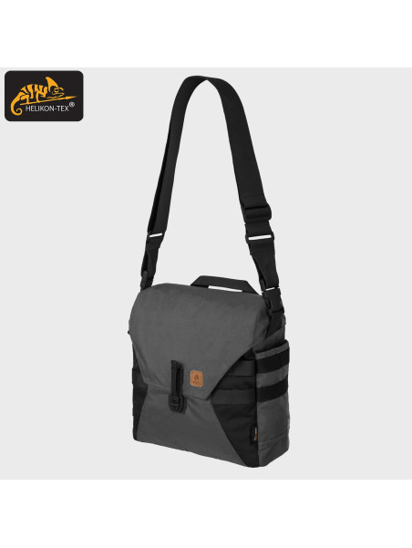 HELIKON-TEX TORBA NA RAMIĘ BUSHCRAFT HEVERS CORDURA SHADOW GREY-CZARNA