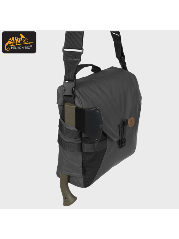 HELIKON-TEX TORBA NA RAMIĘ BUSHCRAFT HEVERS CORDURA SHADOW GREY-CZARNA