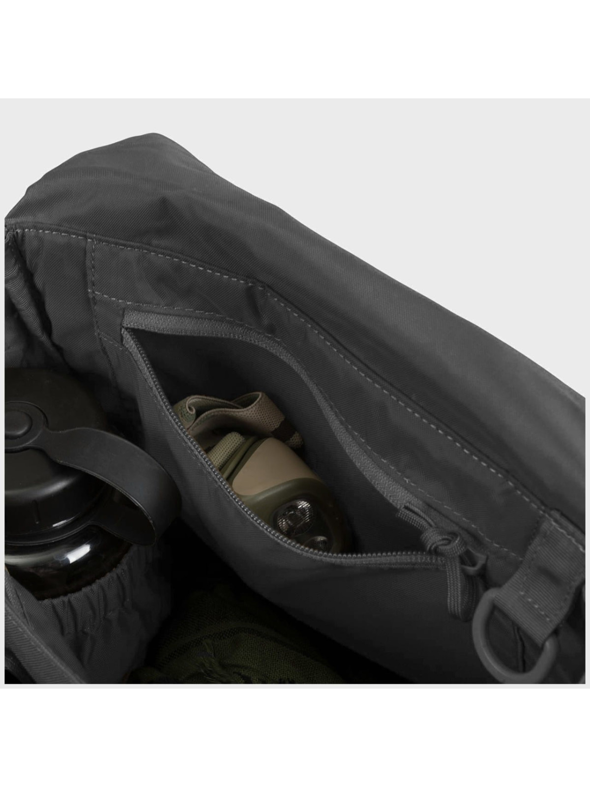 HELIKON-TEX TORBA NA RAMIĘ BUSHCRAFT HEVERS CORDURA SHADOW GREY-CZARNA