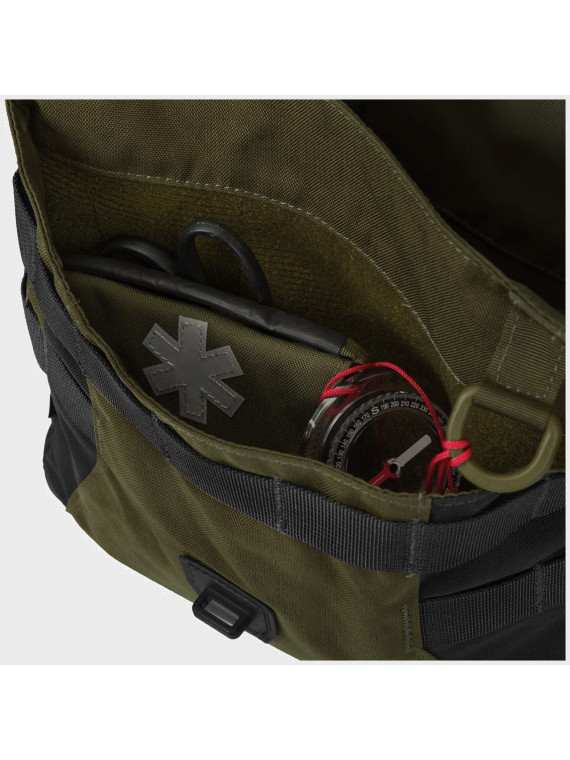 HELIKON-TEX TORBA NA RAMIĘ BUSHCRAFT HEVERS CORDURA OLIWKOWO-CZARNA