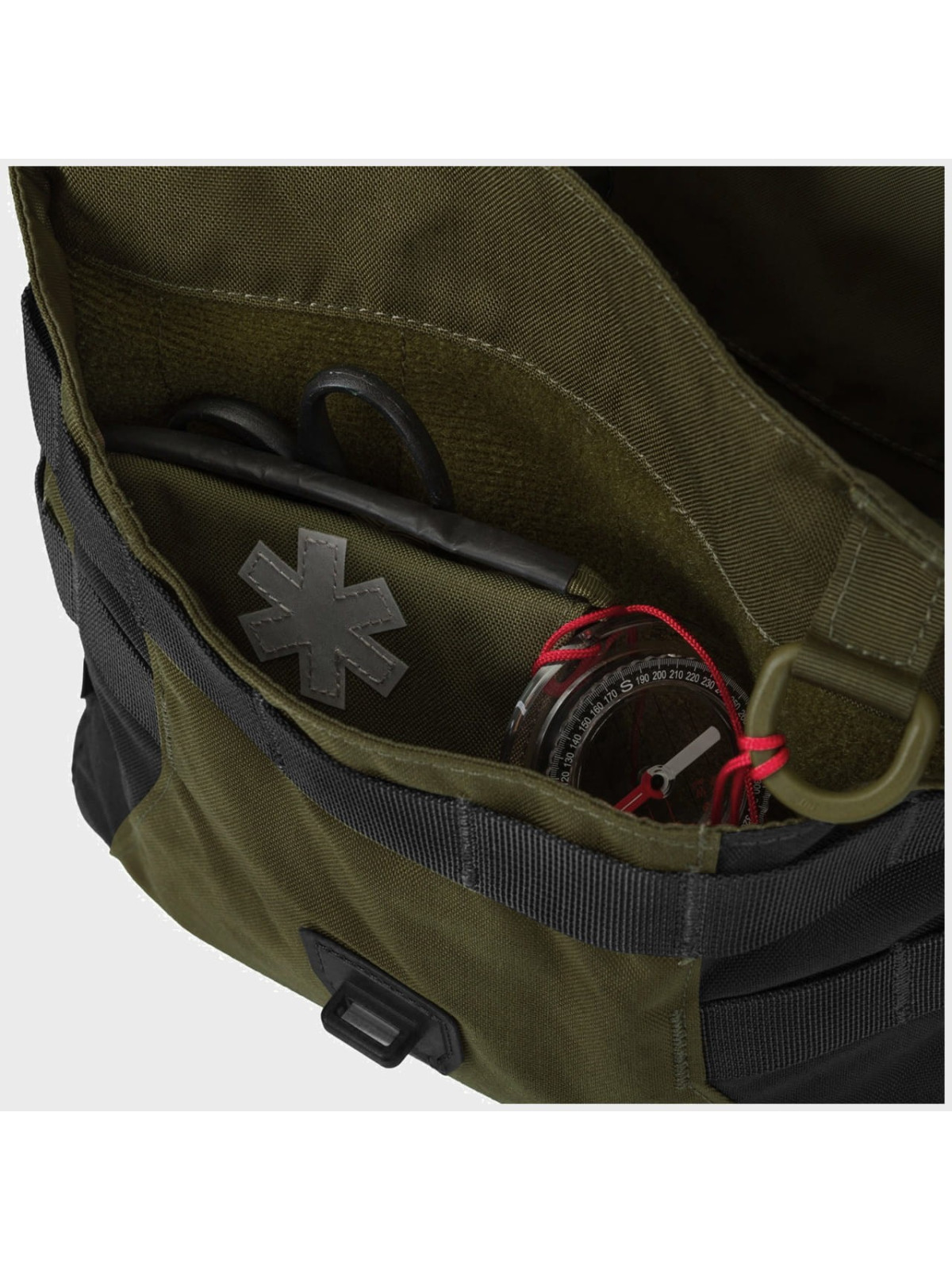HELIKON-TEX TORBA NA RAMIĘ BUSHCRAFT HEVERS CORDURA OLIWKOWO-CZARNA