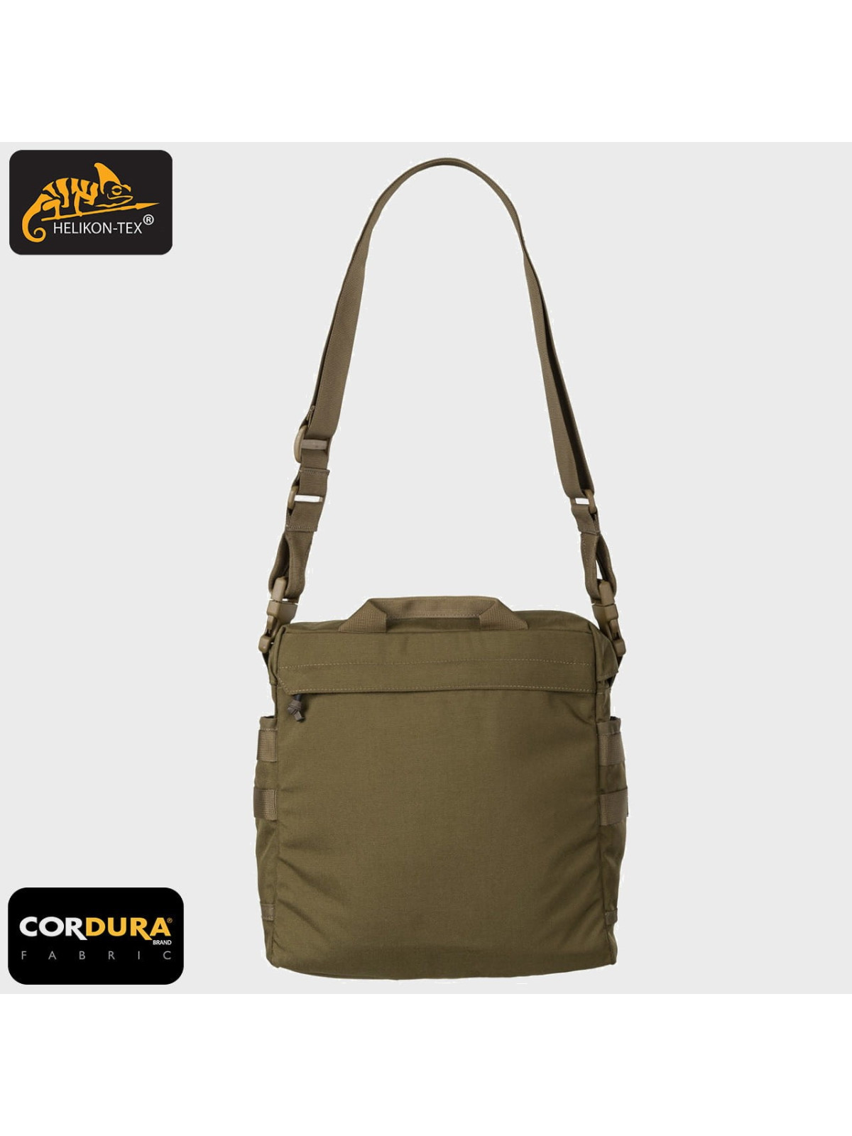 HELIKON-TEX TORBA NA RAMIĘ BUSHCRAFT HEVERS CORDURA EARTH BROWN