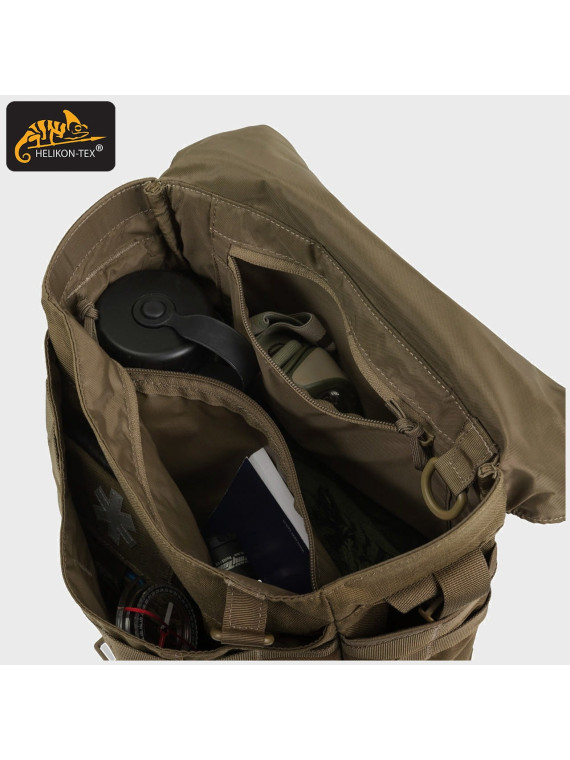 HELIKON-TEX TORBA NA RAMIĘ BUSHCRAFT HEVERS CORDURA EARTH BROWN