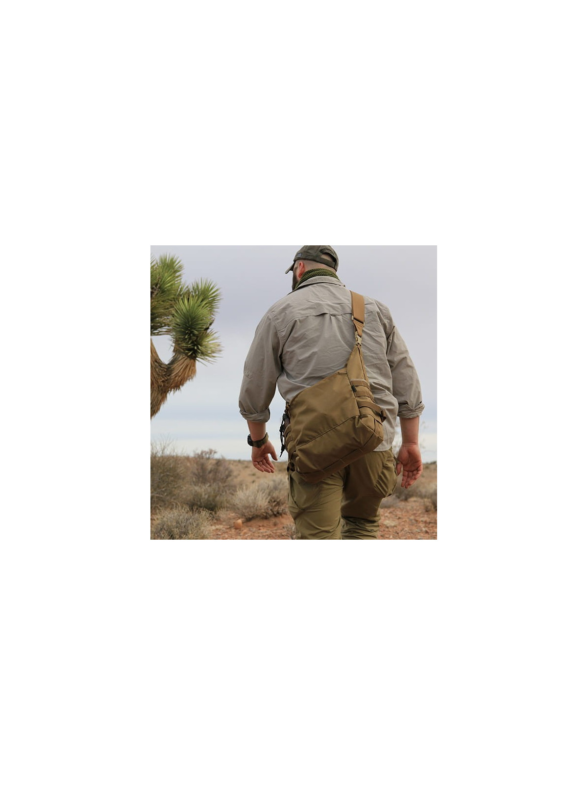 HELIKON-TEX TORBA NA RAMIĘ BUSHCRAFT CORDURA 17L EARTH BROWN
