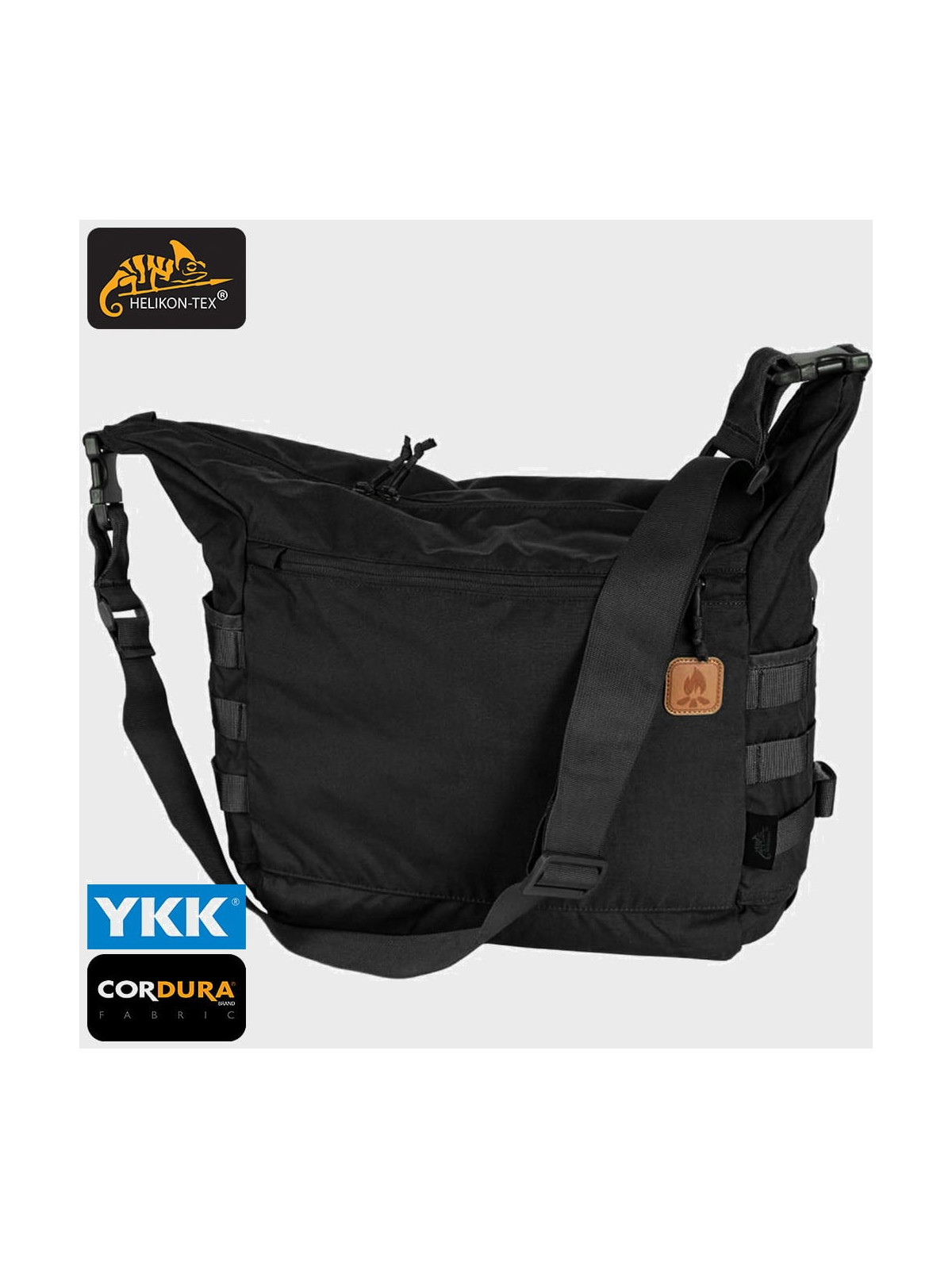HELIKON-TEX TORBA NA RAMIĘ BUSHCRAFT CORDURA 17L CZARNA