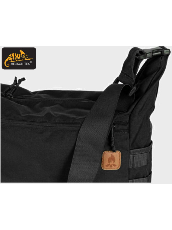 HELIKON-TEX TORBA NA RAMIĘ BUSHCRAFT CORDURA 17L CZARNA