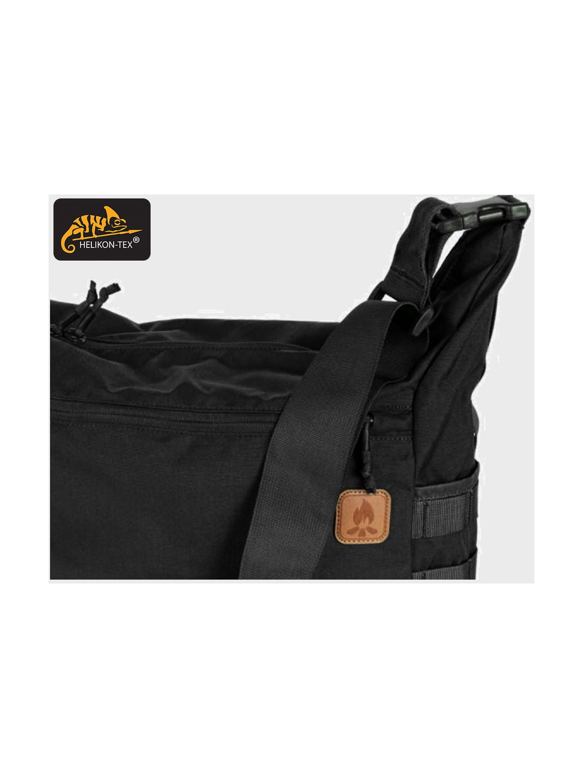 HELIKON-TEX TORBA NA RAMIĘ BUSHCRAFT CORDURA 17L CZARNA