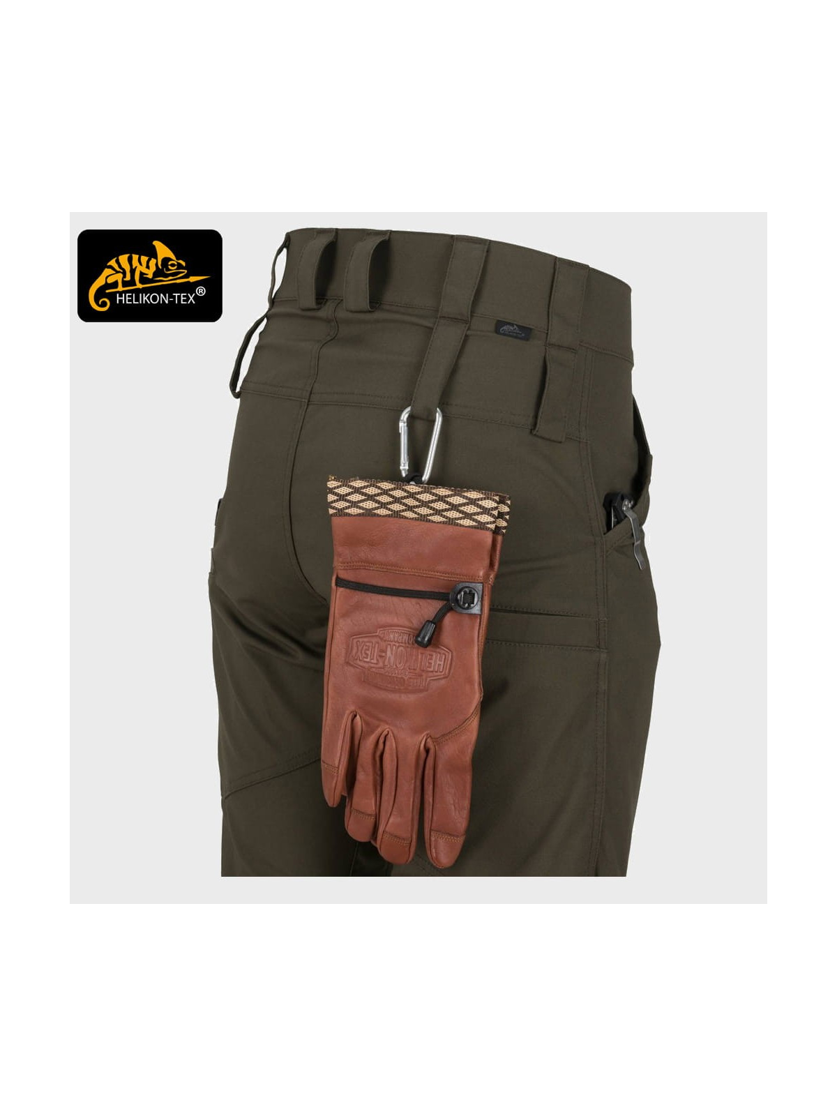 HELIKON-TEX SPODNIE WOODSMAN BUSHCRAFT DURACANVAS Cloud Grey-Ash Grey 3XL