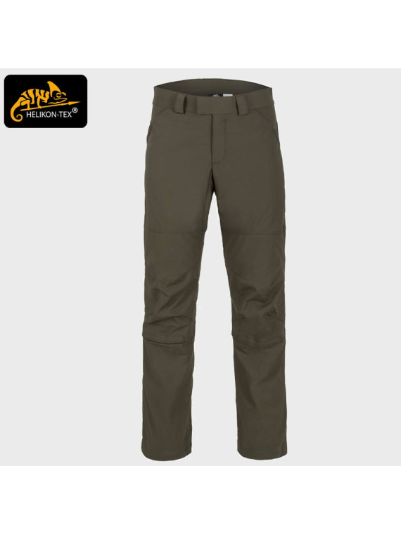 HELIKON-TEX SPODNIE WOODSMAN BUSHCRAFT DURACANVAS CZERWONO-CZARNE 3XL