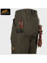 HELIKON-TEX SPODNIE WOODSMAN BUSHCRAFT DURACANVAS CZERWONO-CZARNE 3XL