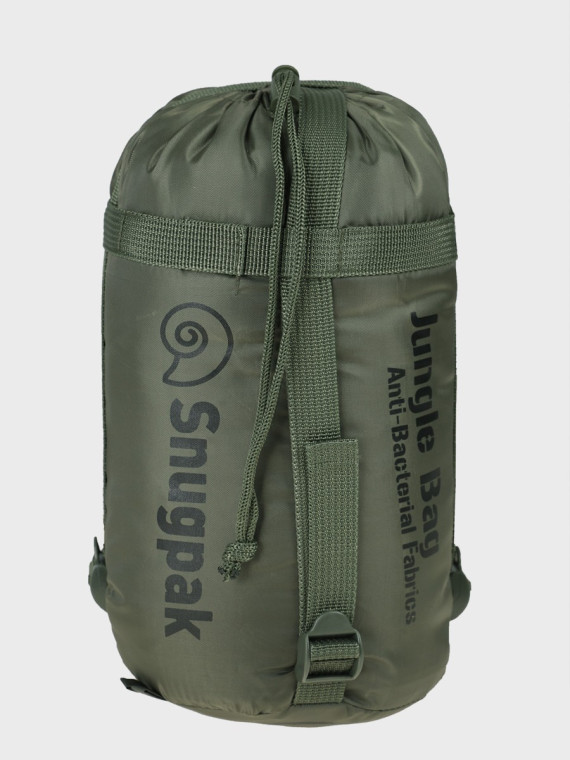 Snugpak Śpiwór Letni Mumia Jungle Bag od 7 do 2°C z moskitierą lekki 900g oliwkowy