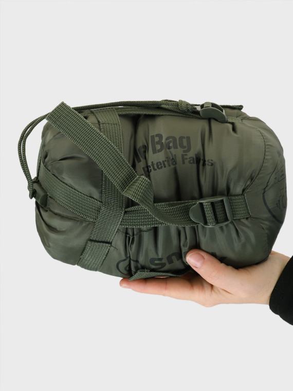 Snugpak Śpiwór Letni Mumia Jungle Bag od 7 do 2°C z moskitierą lekki 900g oliwkowy