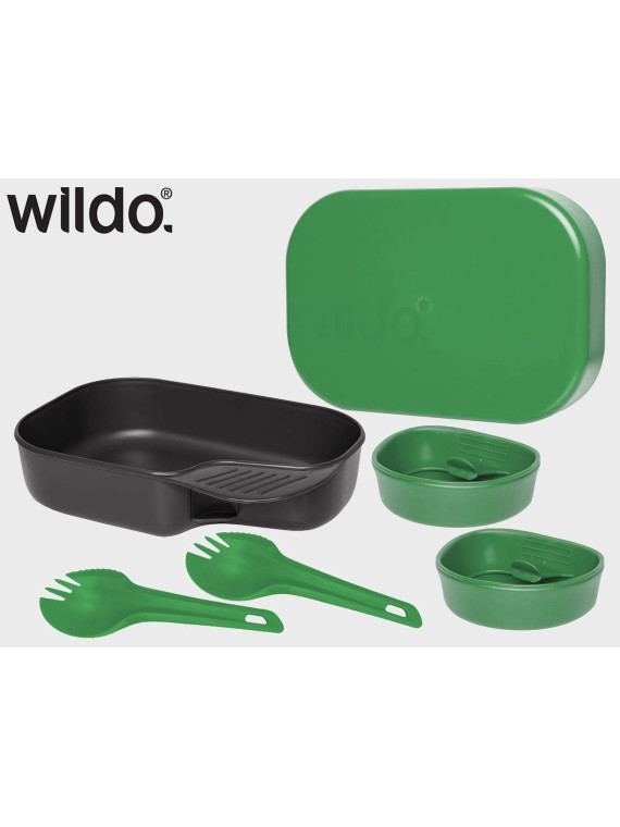 WILDO NACZYNIA TURYSTYCZNE ZESTAW CAMP DUO LIGHT ZIELONY