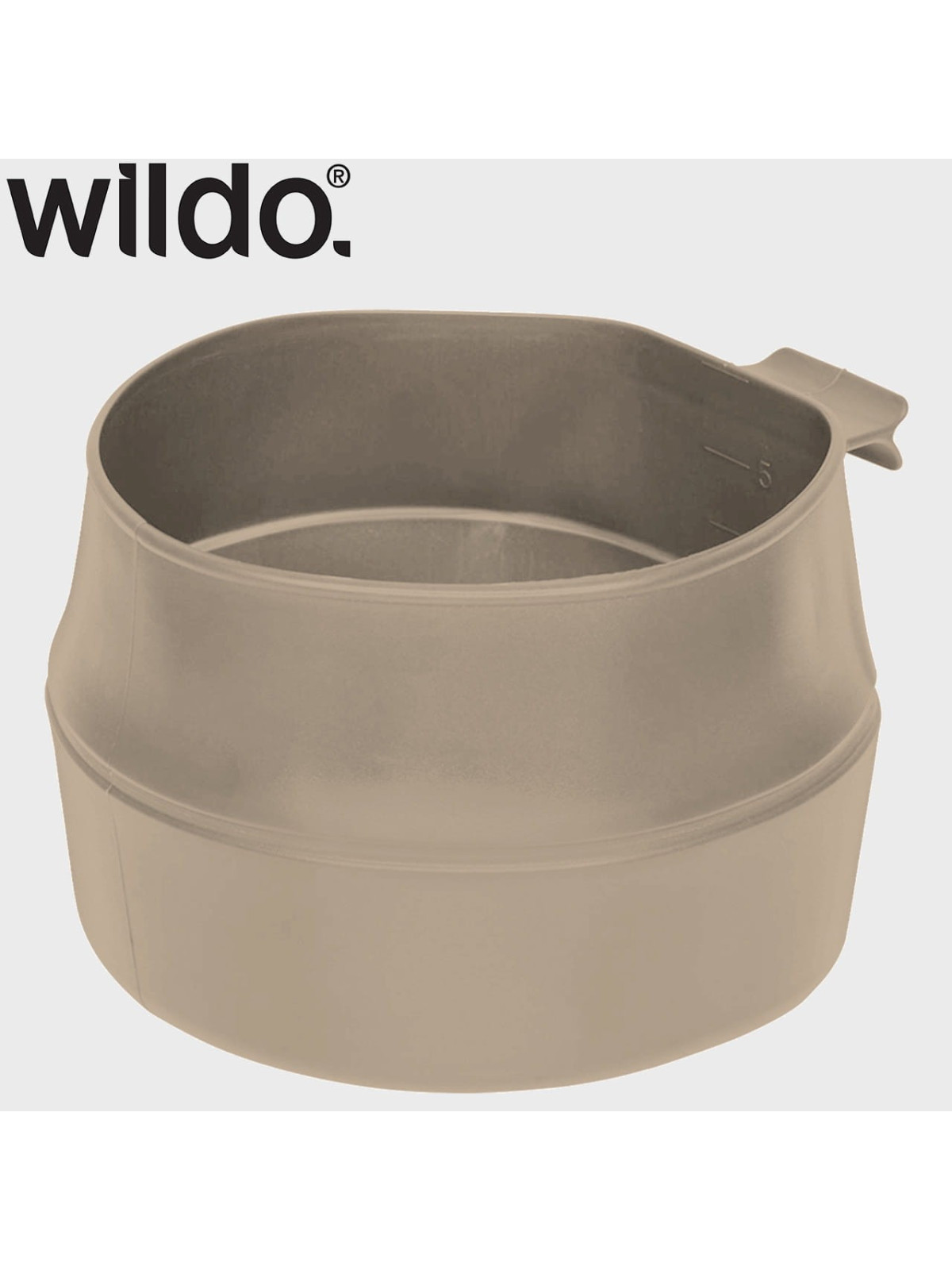 WILDO KUBEK / MISKA SKŁADANY BIG TPE 600ML BEŻOWY