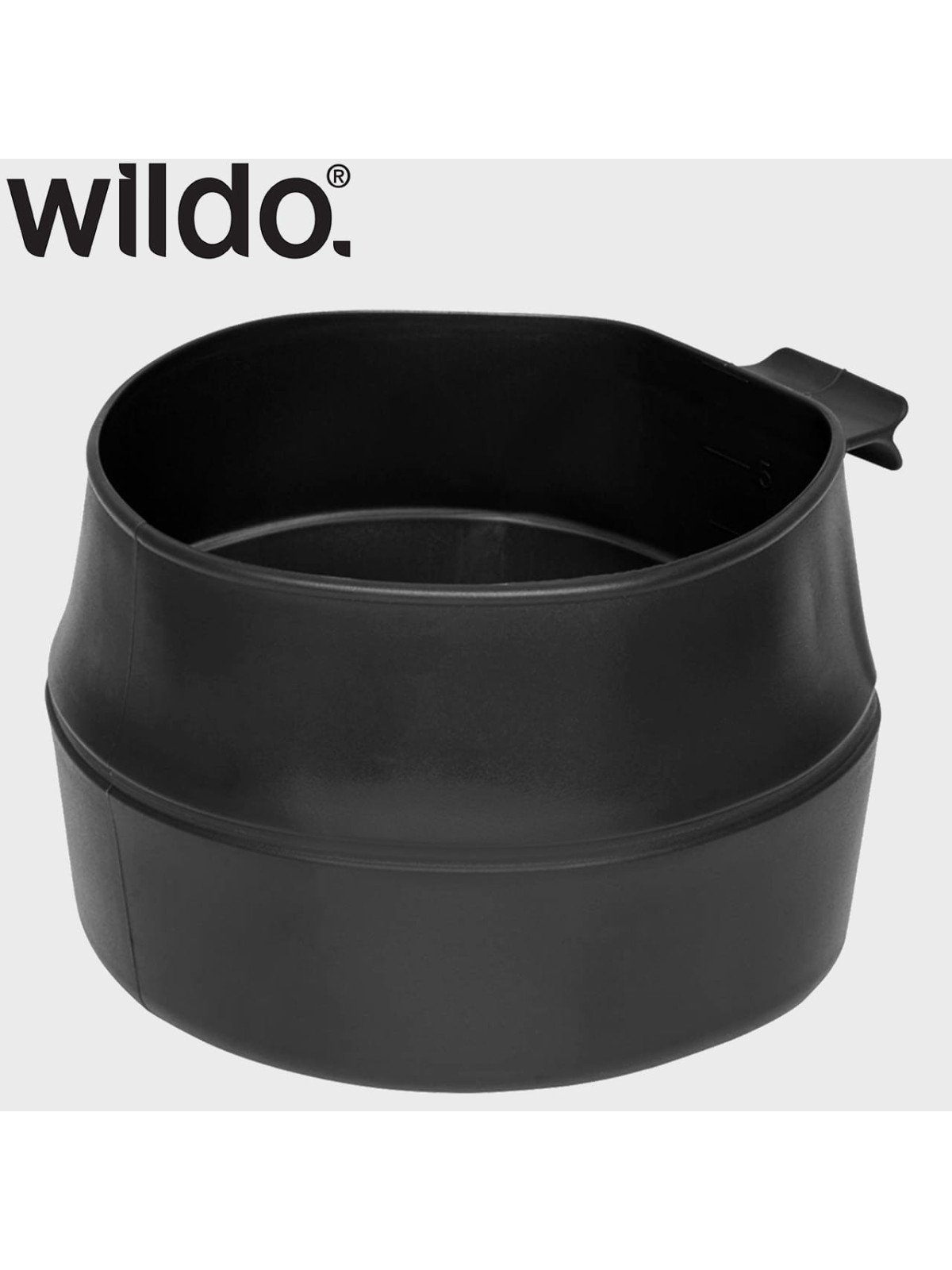 WILDO KUBEK / MISKA SKŁADANY BIG TPE 600ML CZARNY