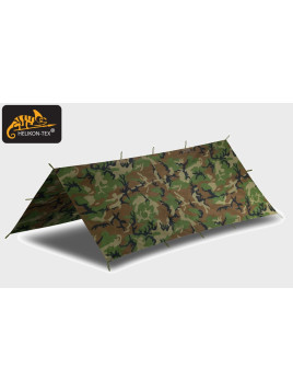HELIKON-TEX TARP PLACHTA SUPERTARP MAŁY 200X250CM US WOODLAND