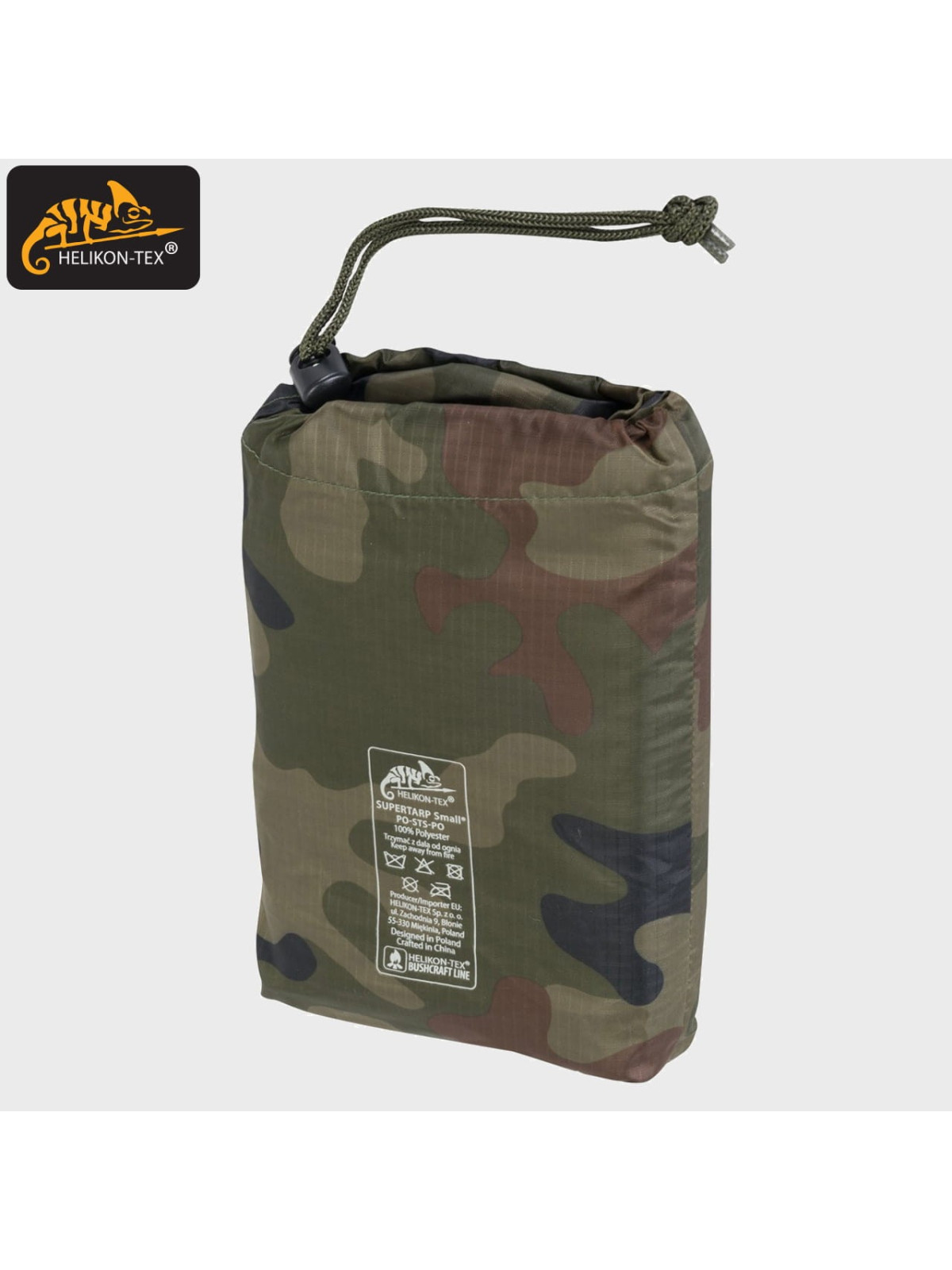 HELIKON-TEX TARP PLACHTA SUPERTARP MAŁY 200X250CM CZARNY