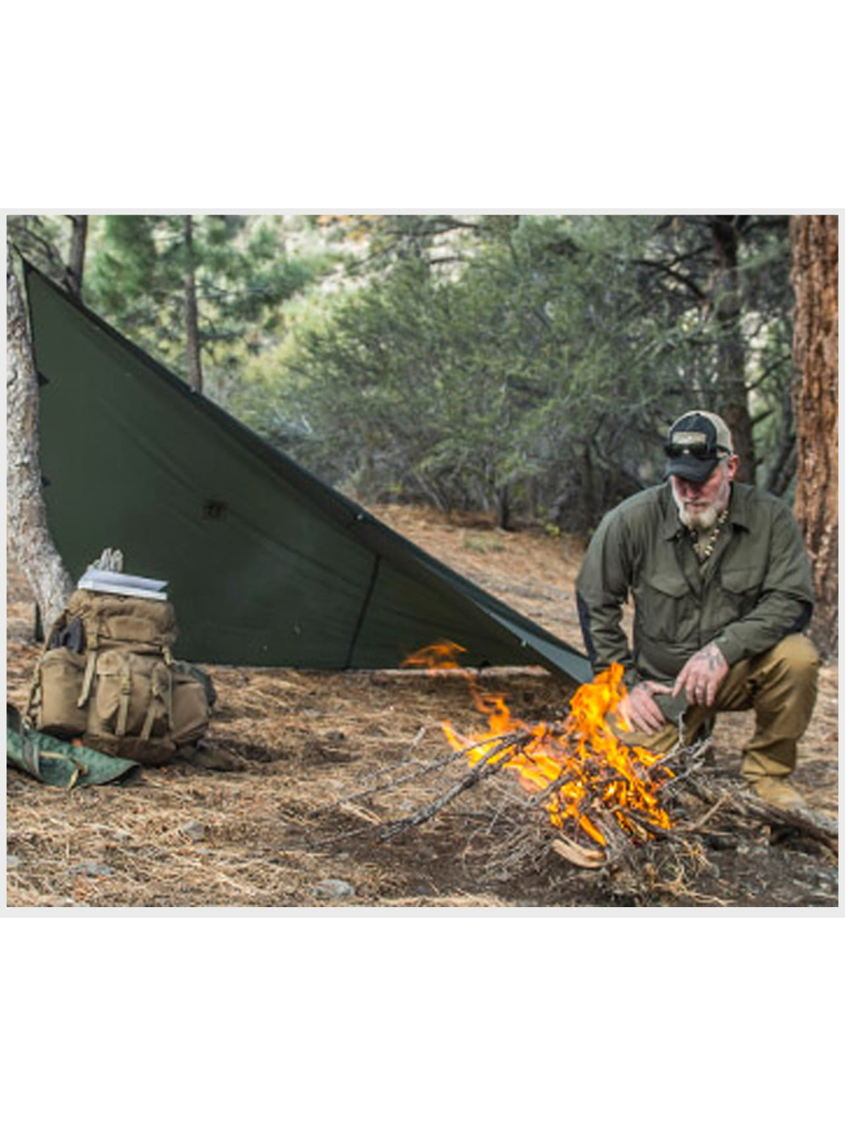 HELIKON-TEX TARP PLACHTA SUPERTARP MAŁY 200X250CM CZARNY