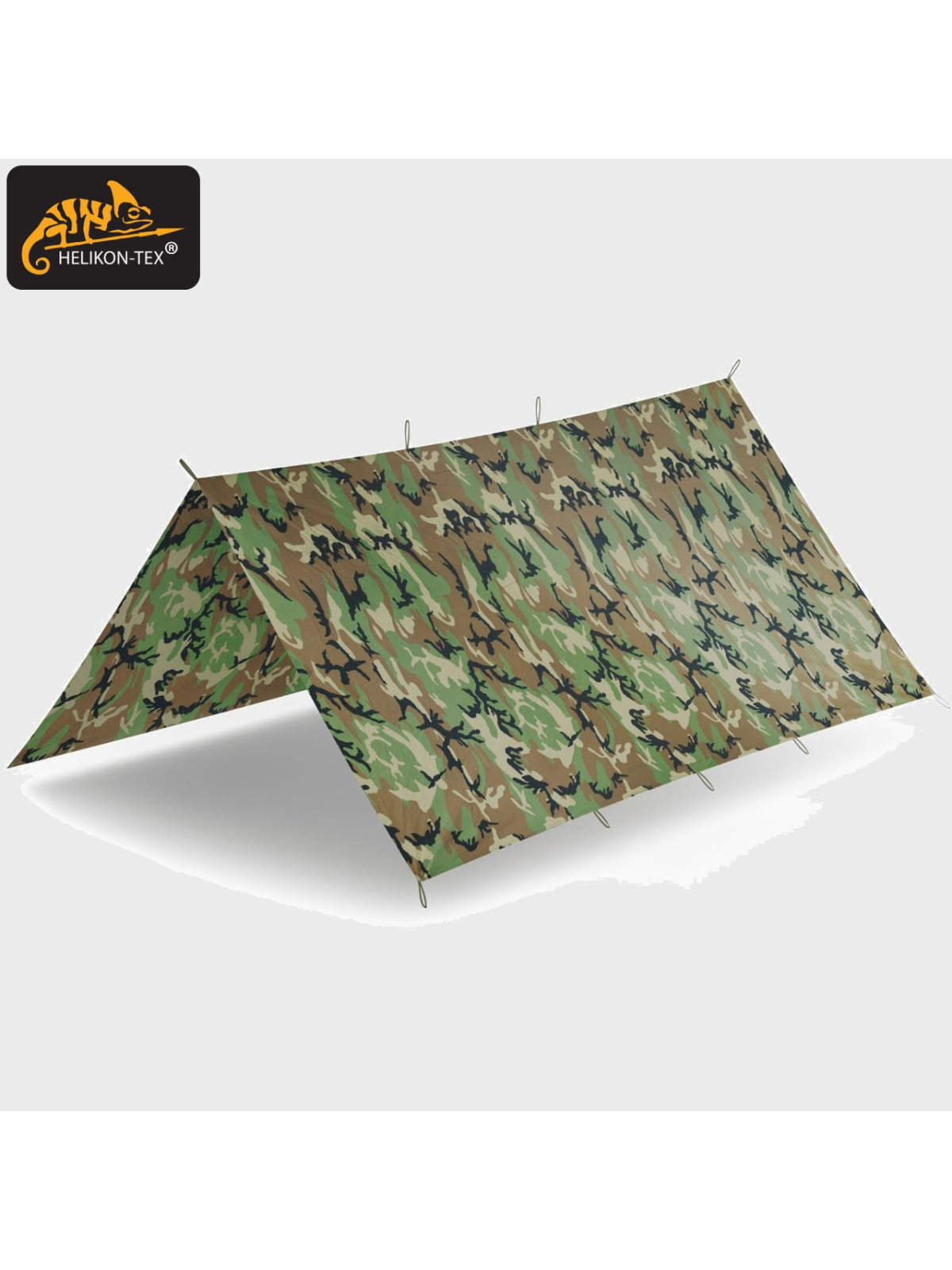 HELIKON-TEX TARP PLACHTA SUPERTARP 300X300CM US WOODLAND