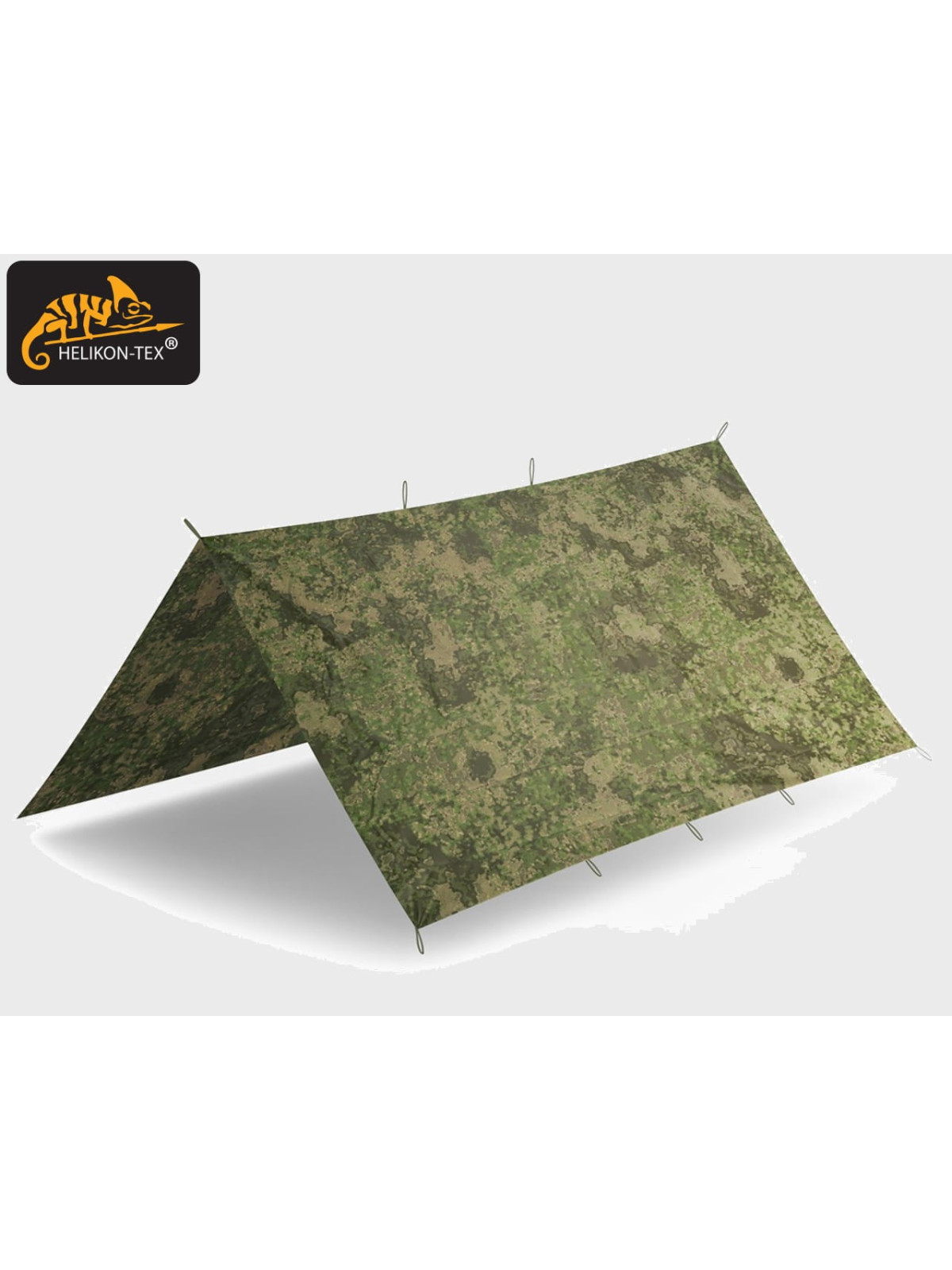 HELIKON-TEX TARP PLACHTA SUPERTARP 300X300CM POLIESER RIP-STOP PENCOTT WILDWOOD