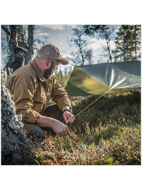 HELIKON-TEX TARP PLACHTA SUPERTARP 300X300CM PL WOODLAND WZ.93