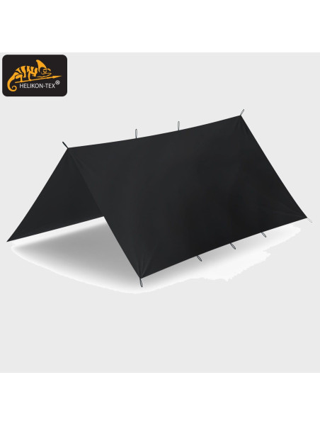 HELIKON-TEX TARP PLACHTA SUPERTARP 300X300CM POLIESER RIP-STOP CZARNY