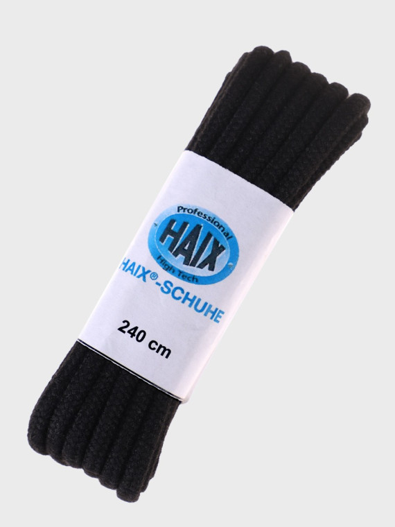 HAIX Sznurowadła Wojskowe PROFESSIONAL 240cm Nylonowe Czarne