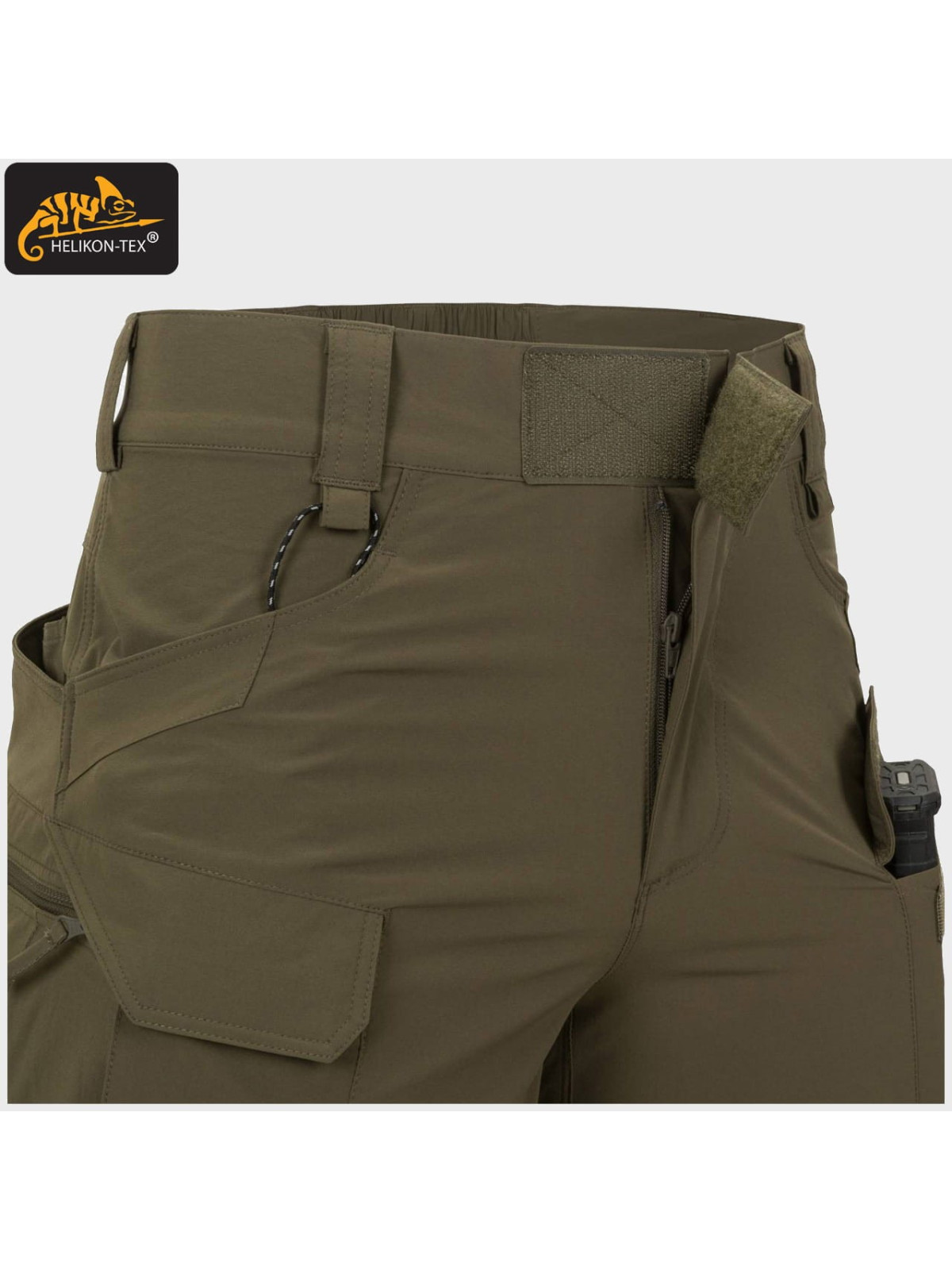 HELIKON-TEX KRÓTKIE SPODENKI OTUS VERSASTRETCH LITE TAIGA GREEN XXL