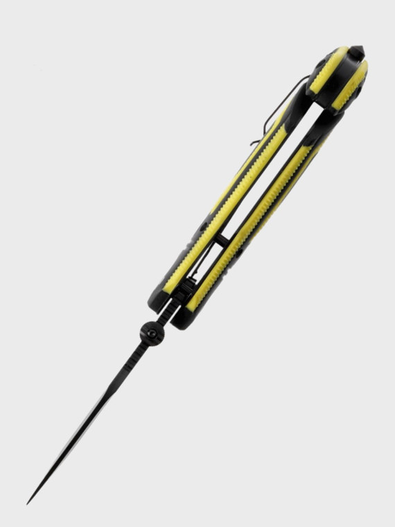 WALTHER NÓŻ SKŁADANY RATOWNICZY EMERGENCY RESCUE CLIP-POINT ŻÓŁTY