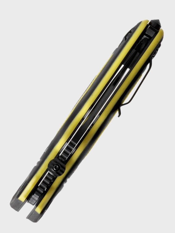 WALTHER NÓŻ SKŁADANY RATOWNICZY EMERGENCY RESCUE CLIP-POINT ŻÓŁTY