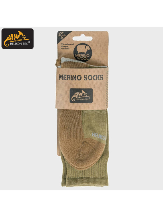 HELIKON-TEX SKARPETY WEŁNA MERINO COYOTE M