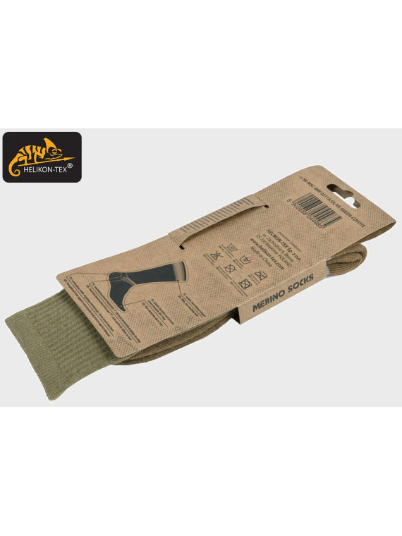 HELIKON-TEX SKARPETY WEŁNA MERINO COYOTE M