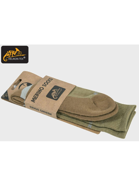 HELIKON-TEX SKARPETY WEŁNA MERINO COYOTE M