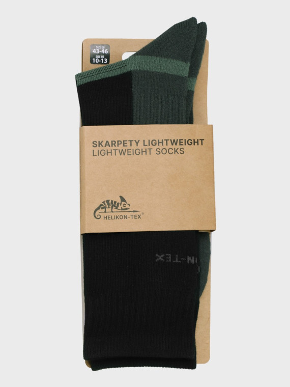 HELIKON-TEX SKARPETY LETNIE LIGHTWEIGHT COOLMAX CZARNE M