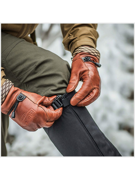 HELIKON-TEX RĘKAWICE WOODCRAFTER SKÓRA NATURALNA XXL