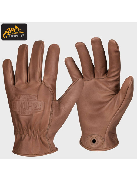 HELIKON-TEX RĘKAWICE LUMBER SKÓRA NATURALNA L